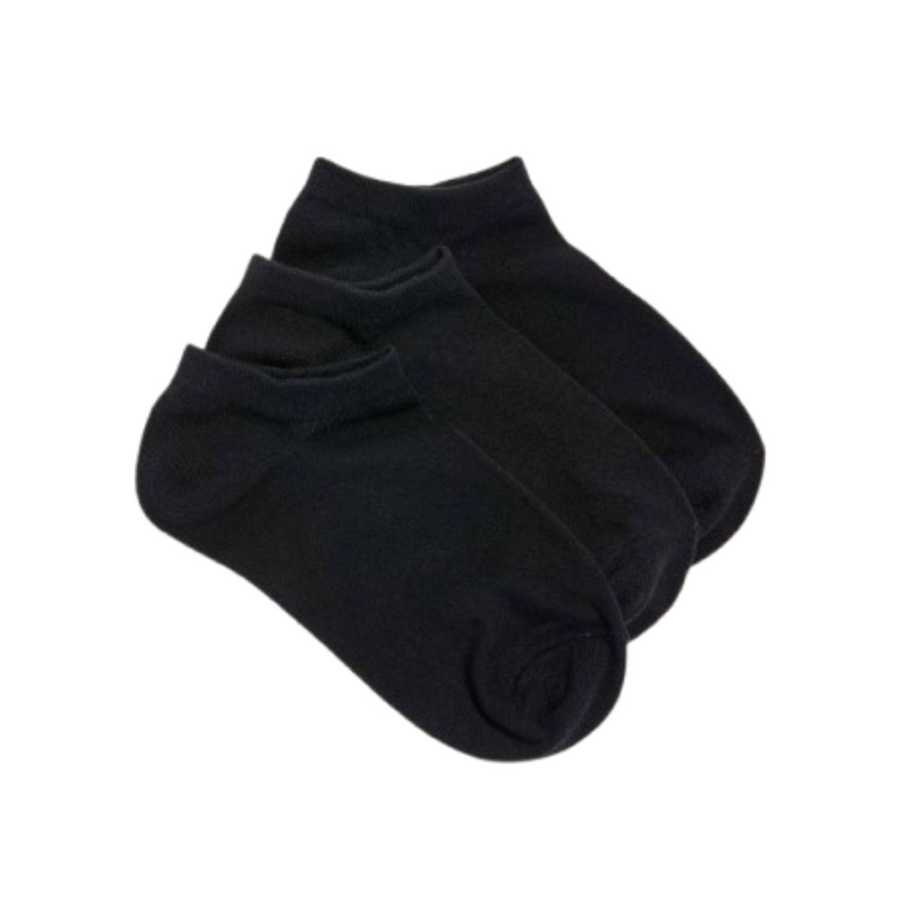 [691140] Lot 3 Invisibles Homme Unis Noir