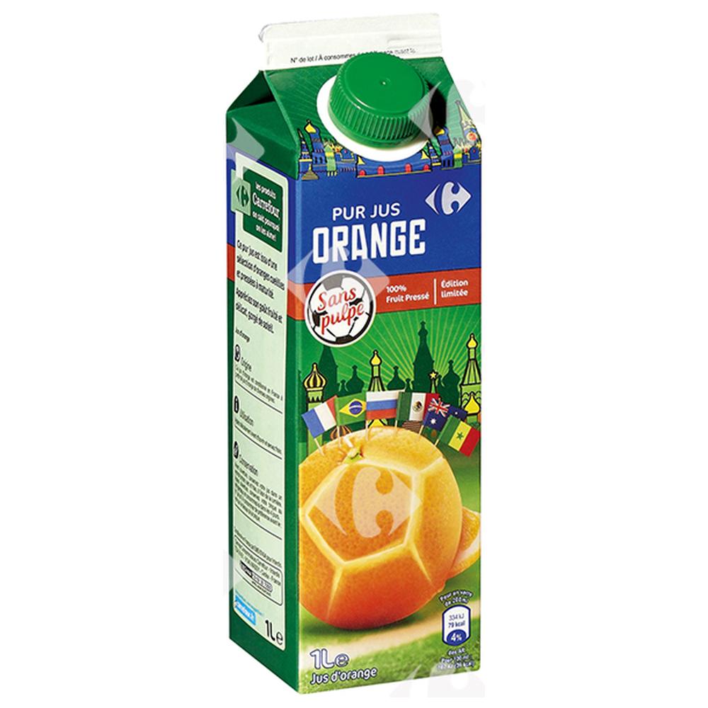 [627059] Pur Jus d'Orange Carrefour 1L