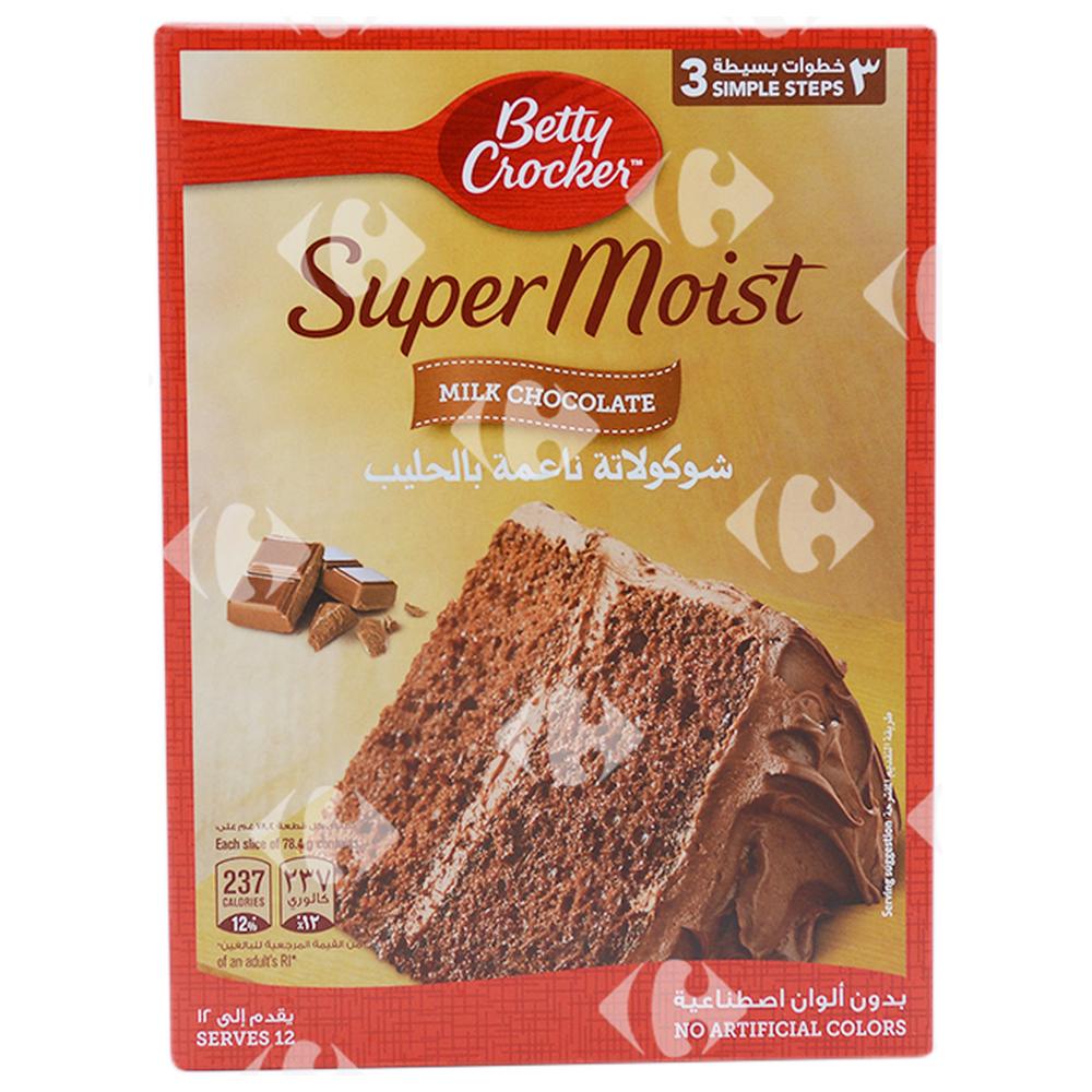 Gâteaux Chocolat au Lait à Préparer Super Moist Betty Crocker 500g