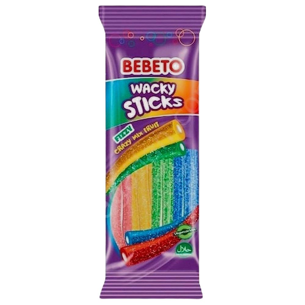 Gommes Wacky Fizzy Bebeto 75g