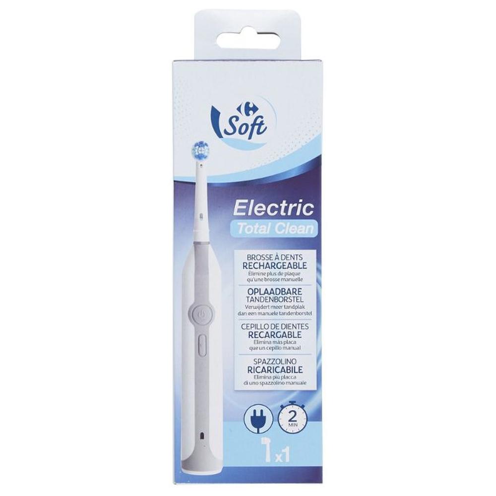 [709699] Brosse à Dents électrique Total Clean Carrefour Soft