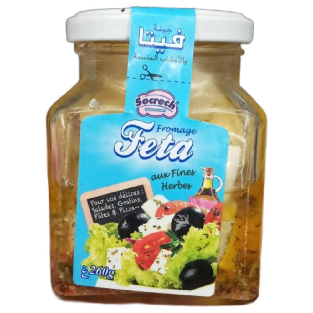 [527636] Fromage Feta Marinée Socrech 260g
