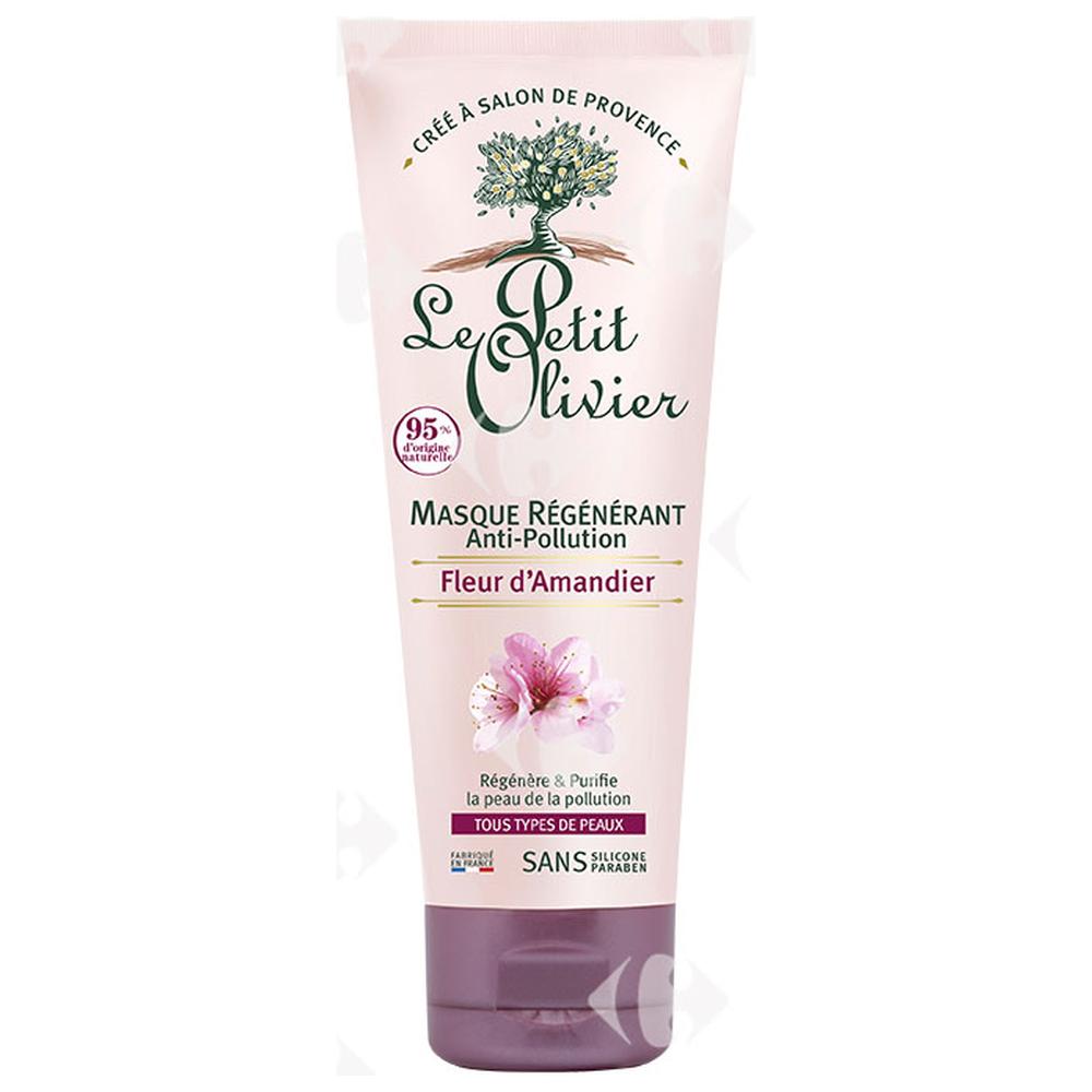 Masque Mousse Anti-Pollution Fleur d'Amandier Le Petit Olivier 75ml