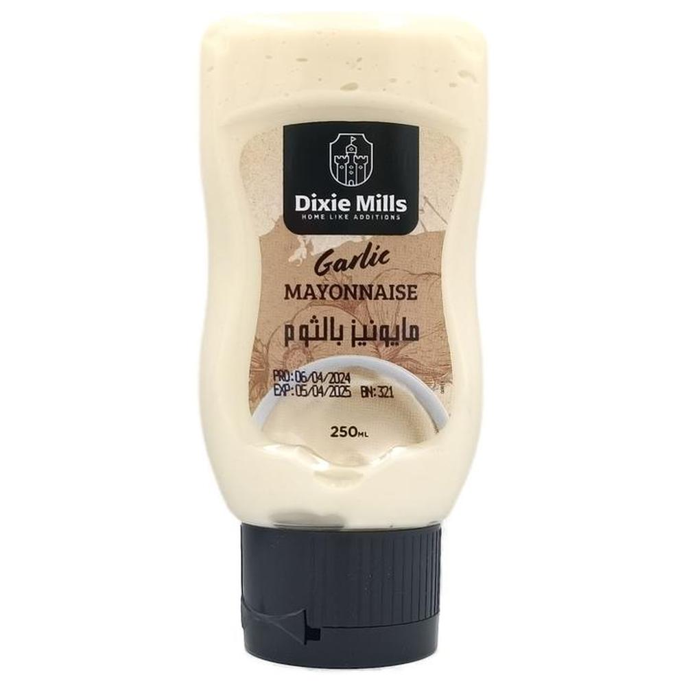 [708436] Mayonnaise à L'Ail Squeeze Dixie 250ml