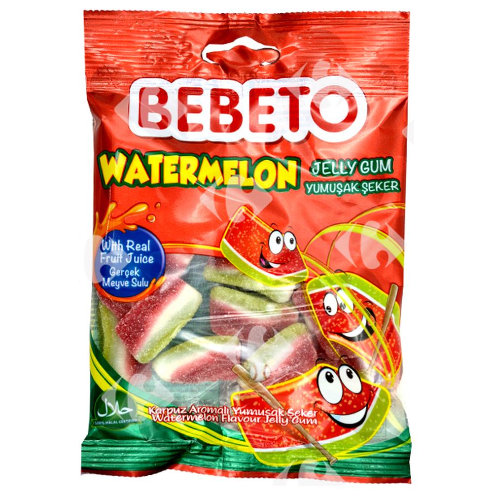 [659459] Gommes Watermelon Bebeto 80g