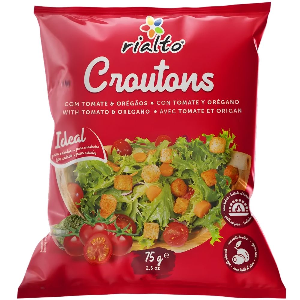 [724809] Croutons Tomate et Origan Rialto 75g