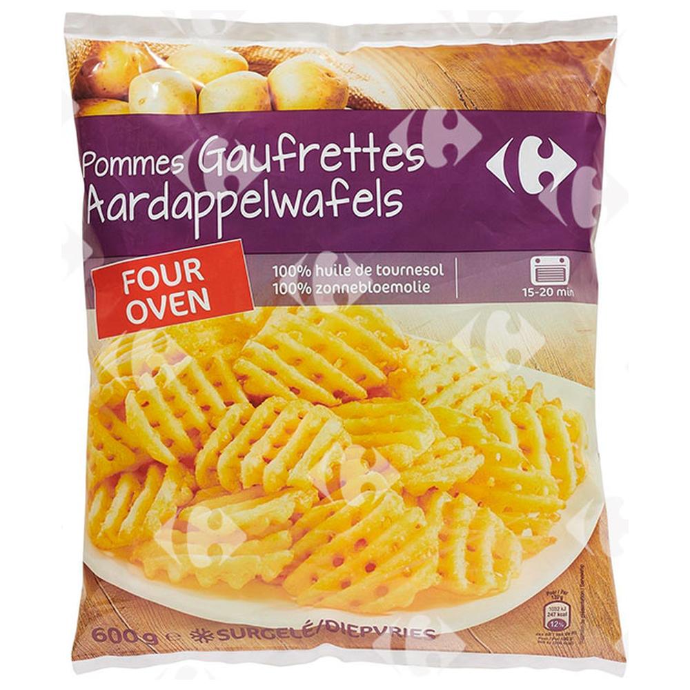 [625509] Pommes Gaufrettes au Four Carrefour 600g