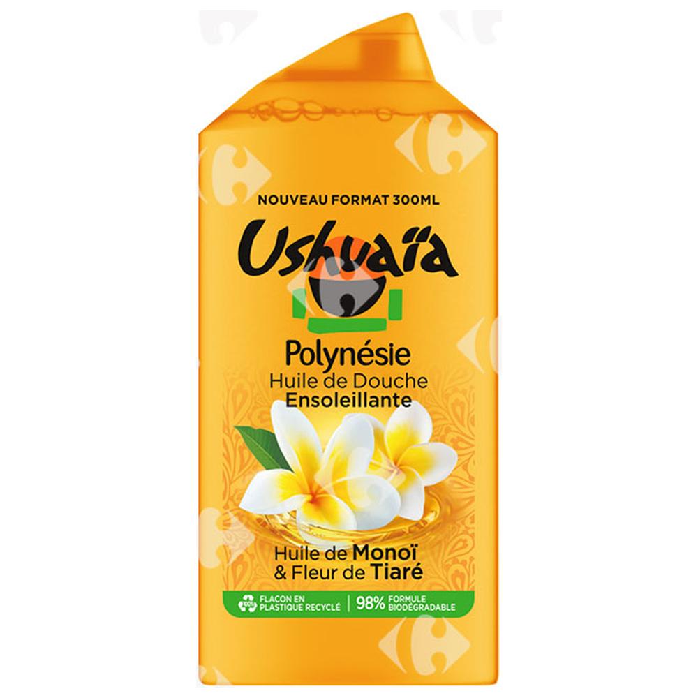 [672818] Huile de Douche Polynésie Monoi & Tiaré Ushuaia 300ml