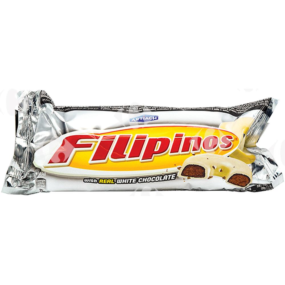 [239593] Biscuits Enrobés de Chocolat Blanc Filipinos 75g
