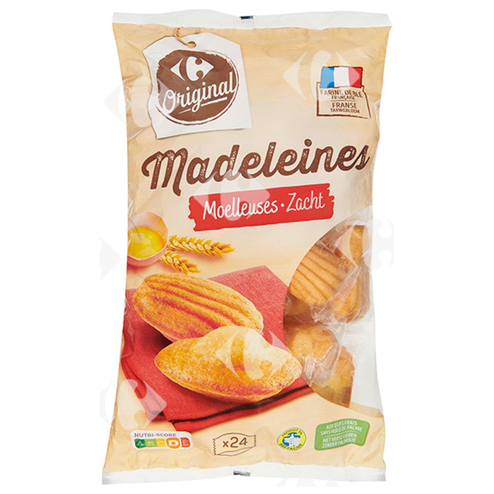 [574434] Madeleines Coquilles aux Œufs Frais Carrefour 600g