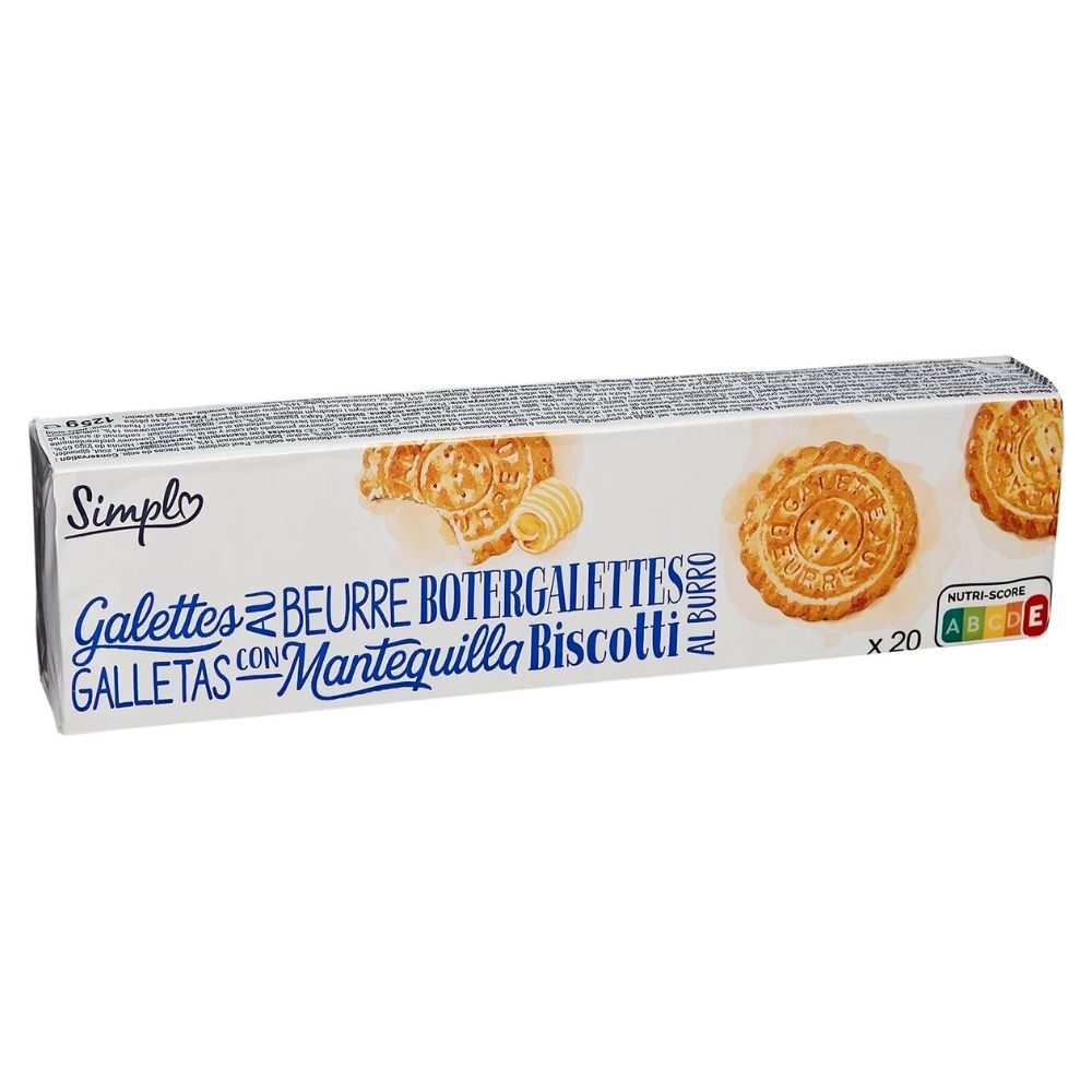 [185011] Galettes au Beurre Carrefour Blanc 125g