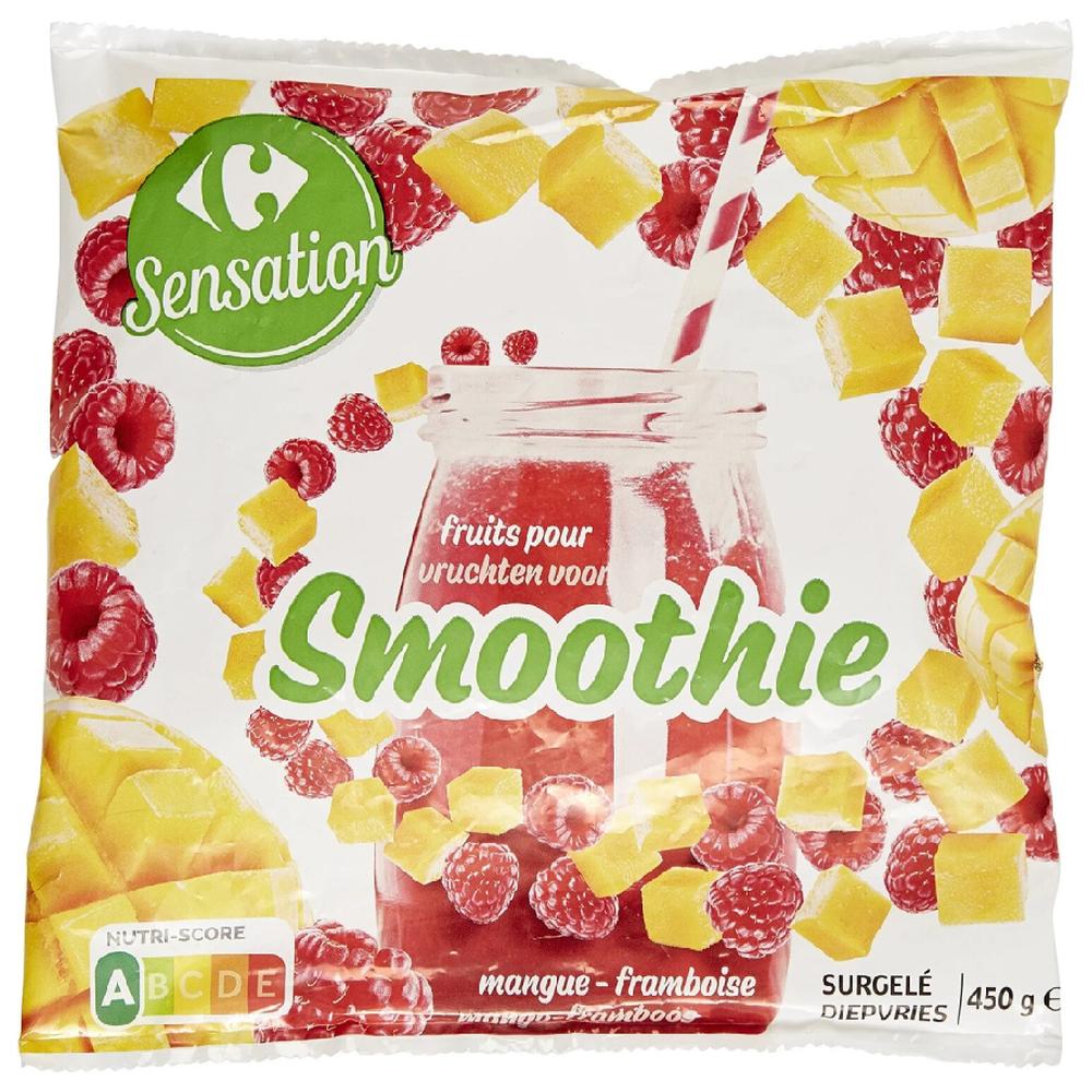 [690723] Mix de Mangue et Framboise Carrefour Sensation 450g