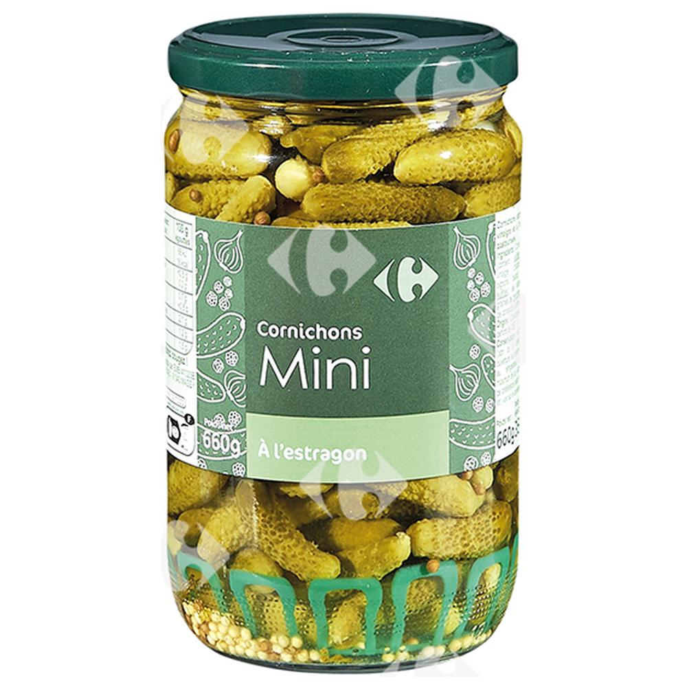 Bocal Mini Cornichons Carrefour 72cl