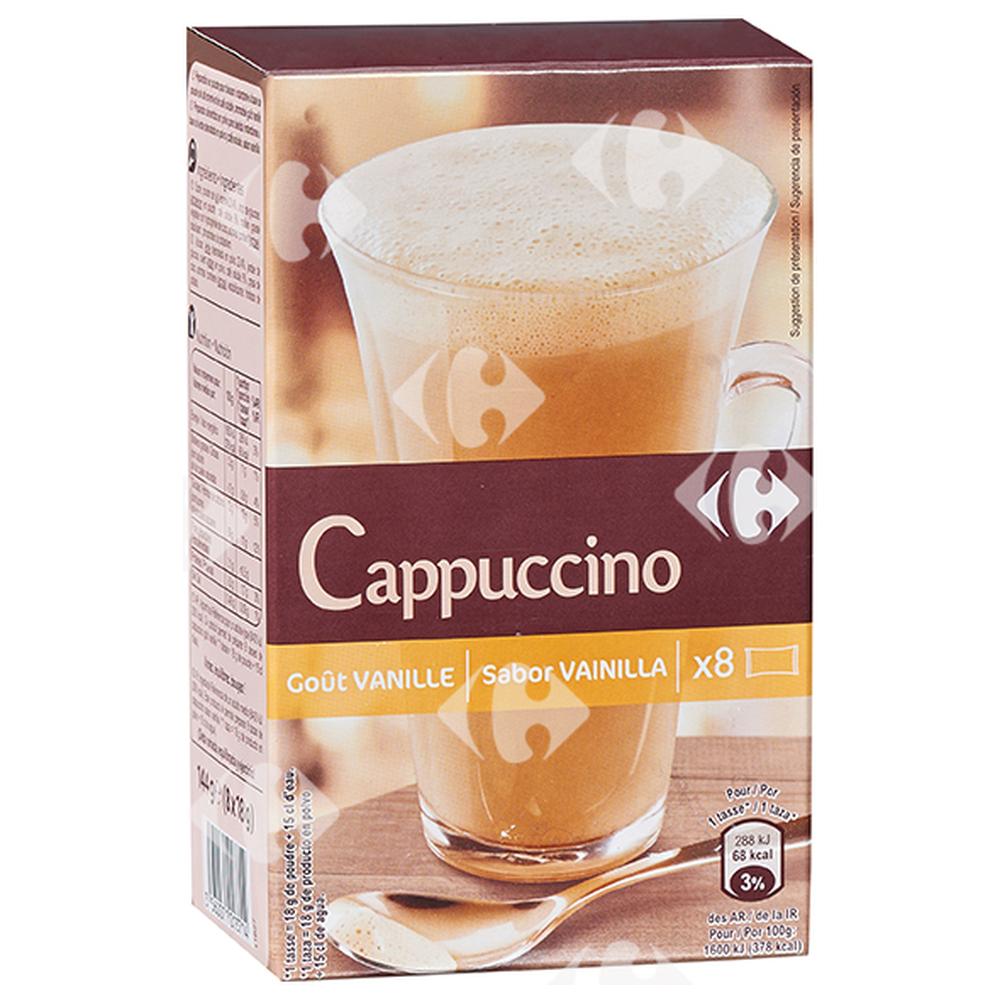 Stick Cappuccino Vanille Carrefour 8x18g