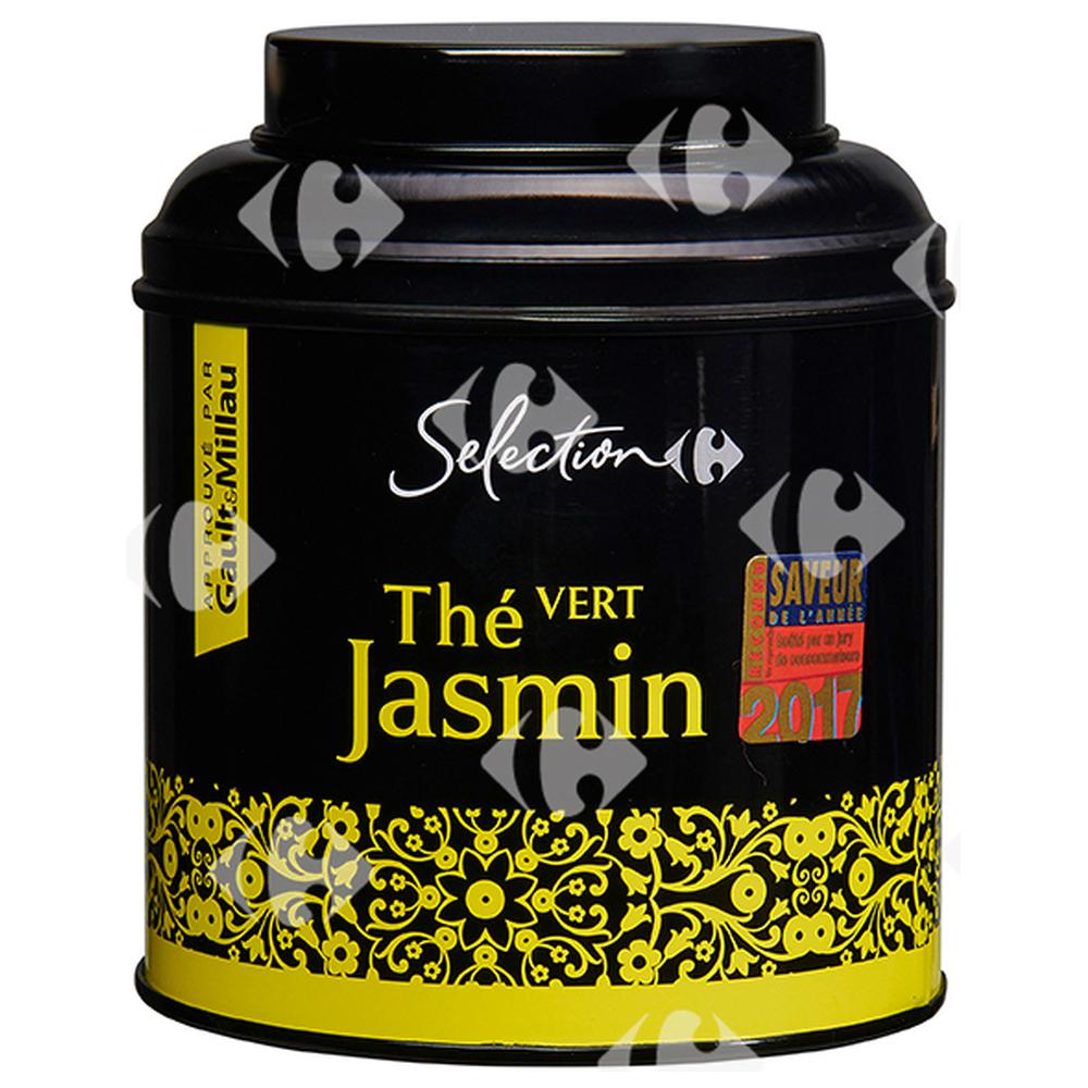 [613466] Thé Vert Parfumé au Jasmin Carrefour Selection 100g