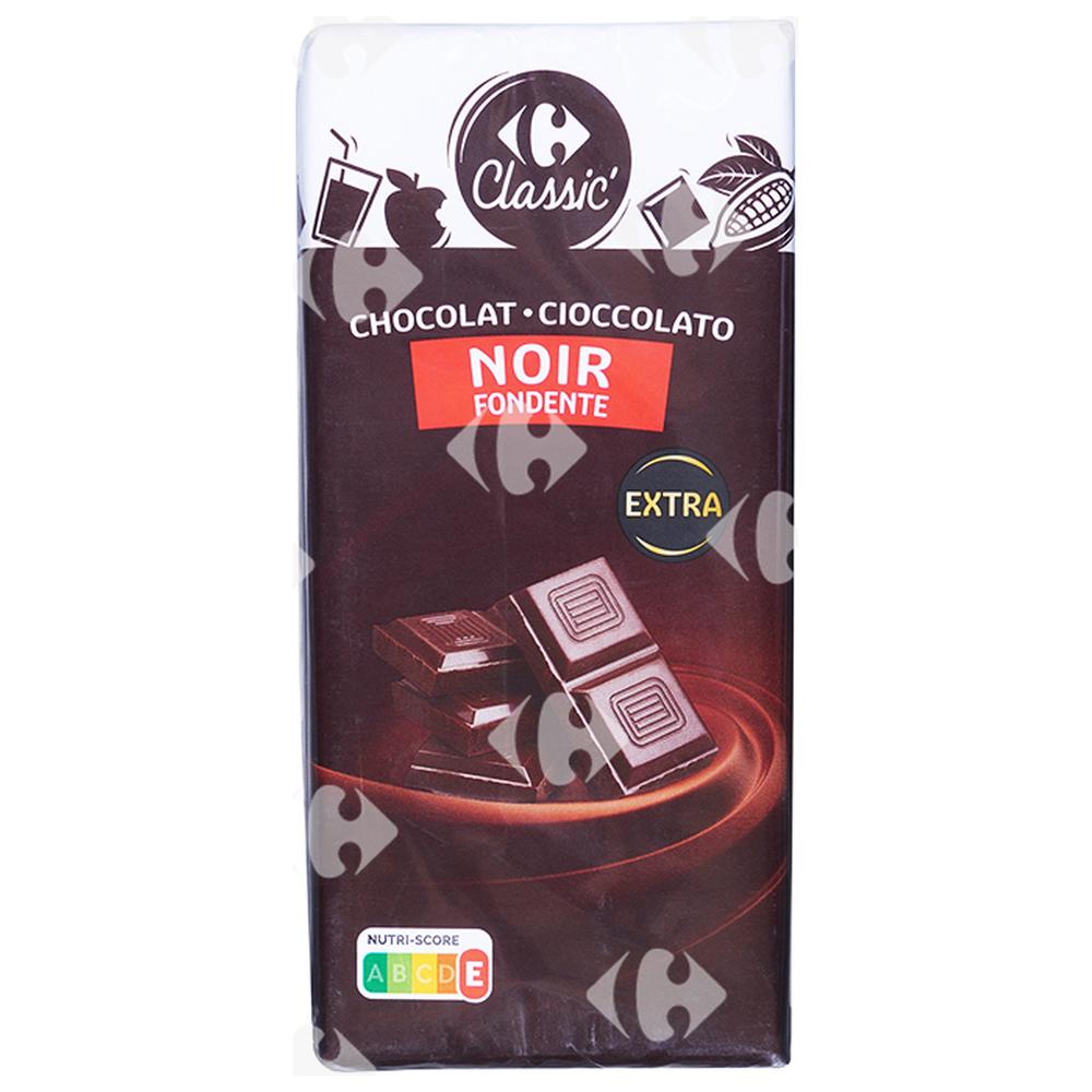 Tablette de Chocolat Noir Extra Carrefour 3x100g