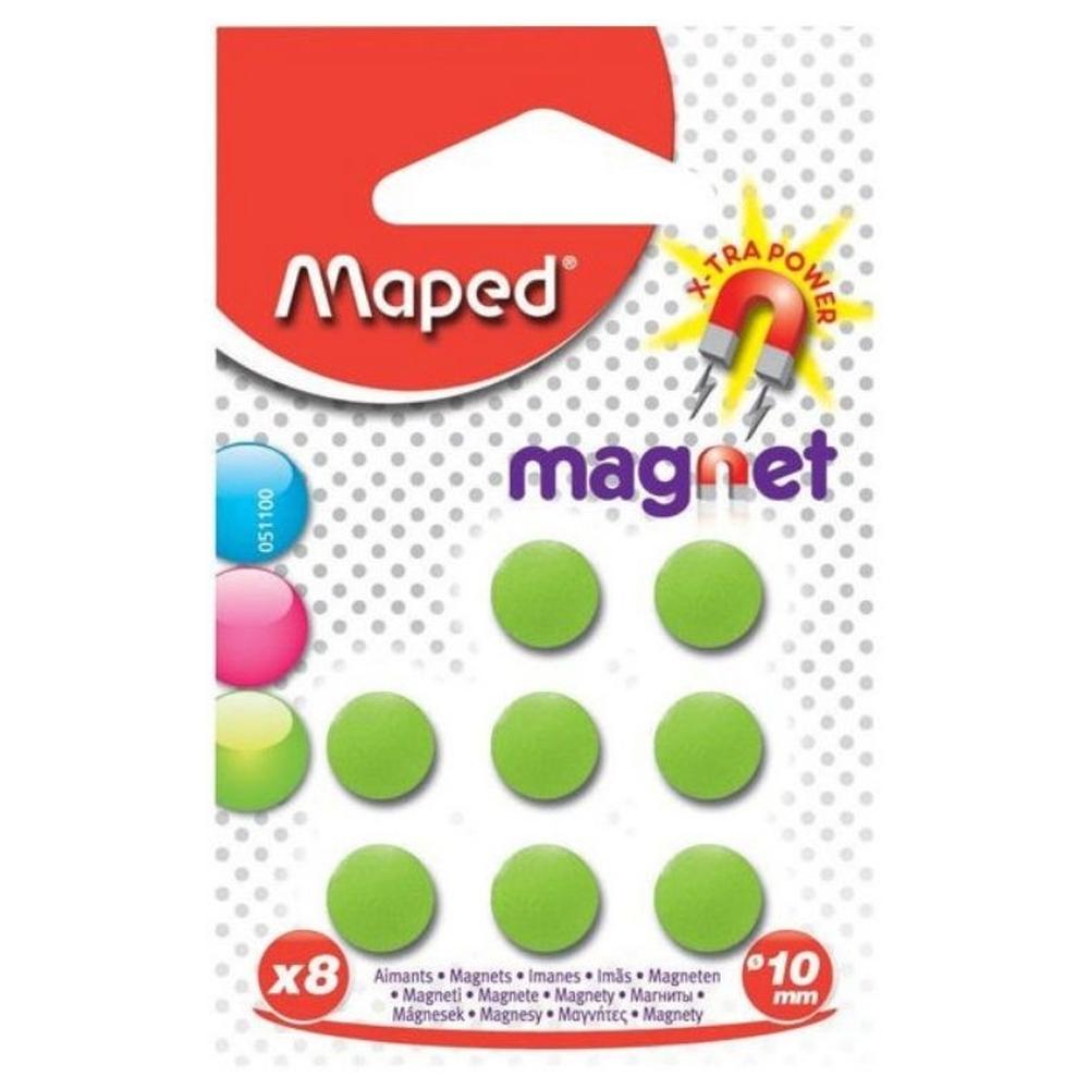 Maped Magnets Diamètre 10 mm 8 Plaquettes