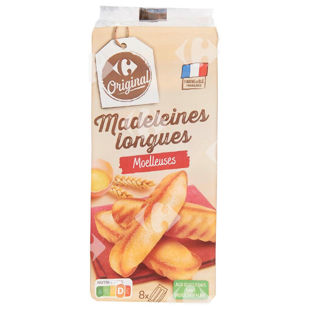 [574459] Madeleines Longues aux Oeufs Frais Carrefour 220g
