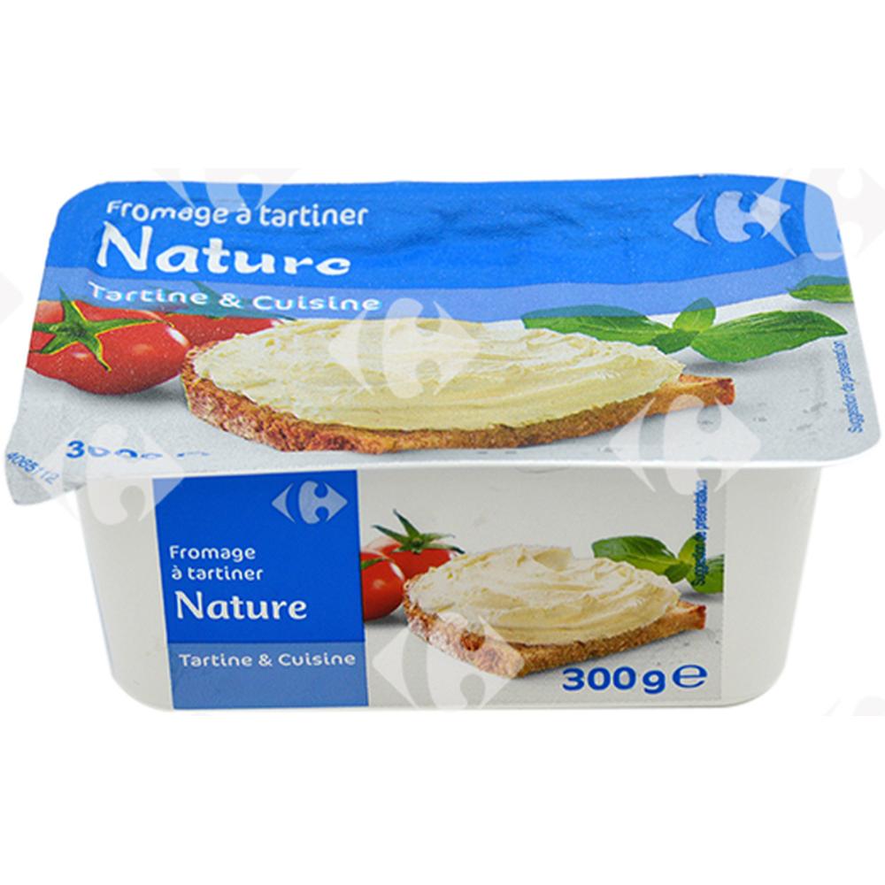 [644689] Fromage à Tartiner Nature Carrefour 300g