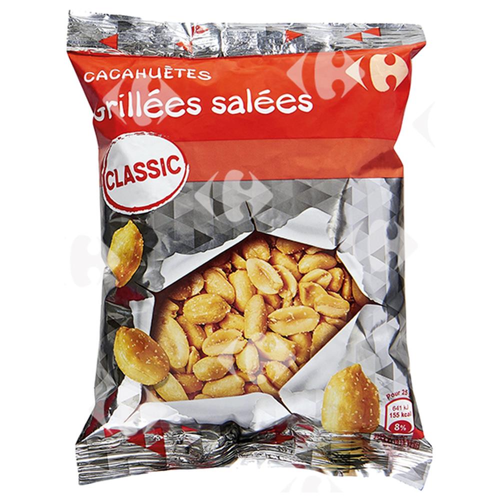[171393] Cacahuètes Grillées et Salées Carrefour 250g