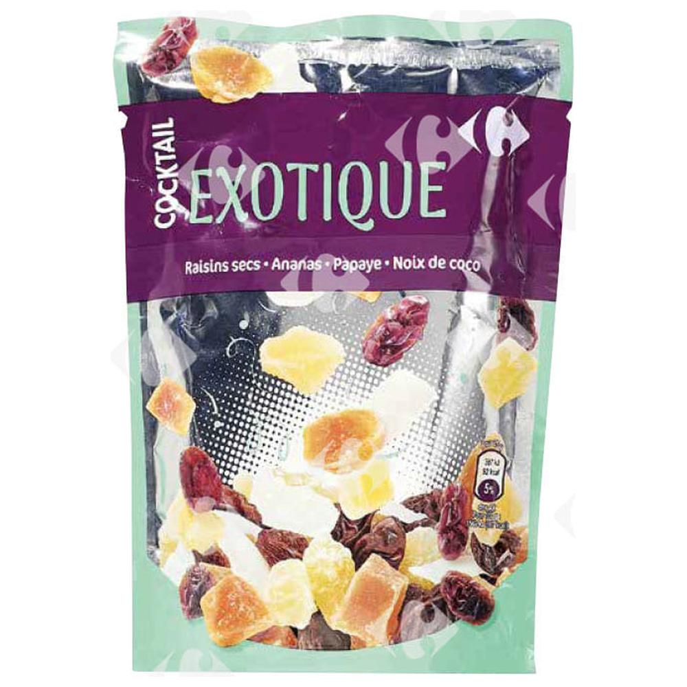 [627084] Cocktail de Fruits Exotiques Séchés Carrefour 110g