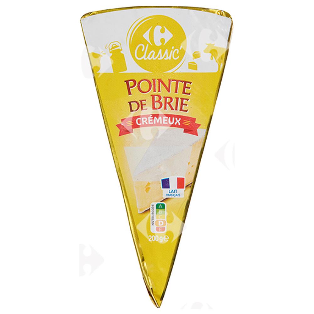 [357137] Pointe de brie 60% Mg Carrefour 200g