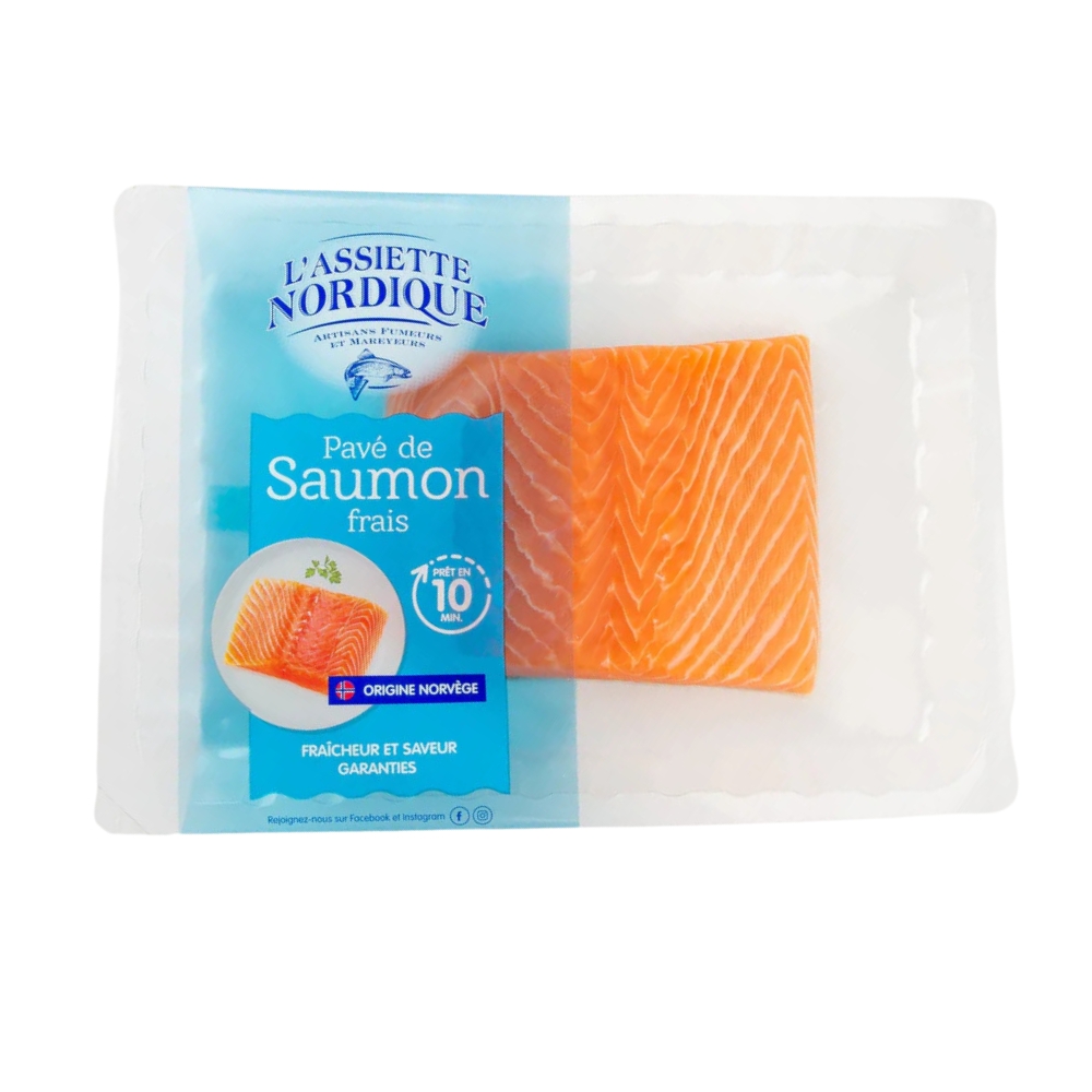 [579053] Pavés de Saumon Frais L'Assiette Nordique 250g