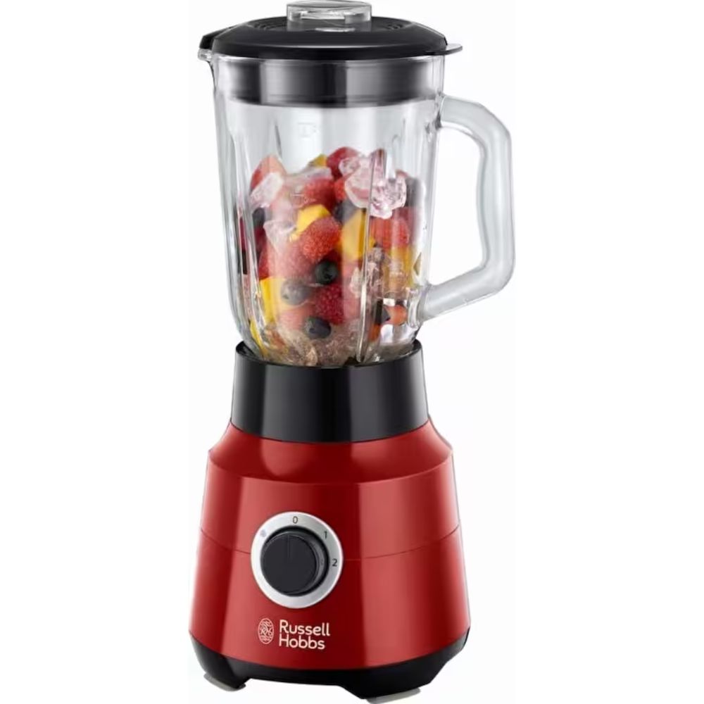 [695412] Mixeur en Verre Rouge Russell Hobbs 1,5L.