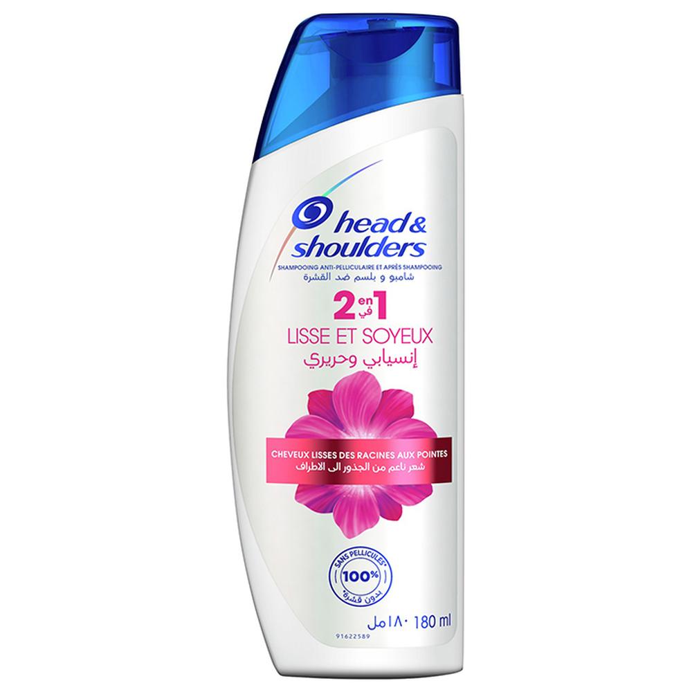 Shampoing 2en1 Lisse et Soyeux Head & Shoulders 180ml