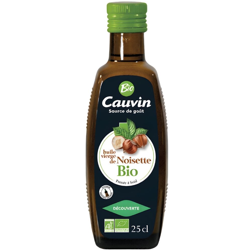 [666936] Huile de Noisette Vierge Bio Cauvin 25cl