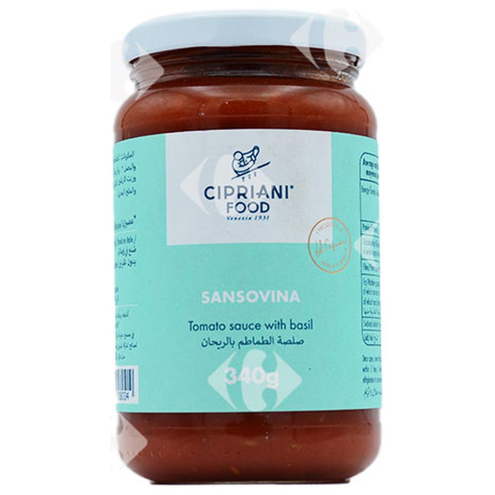 [662007] Sauce Tomate Basilic Sansovina Bio Cipriani 340g