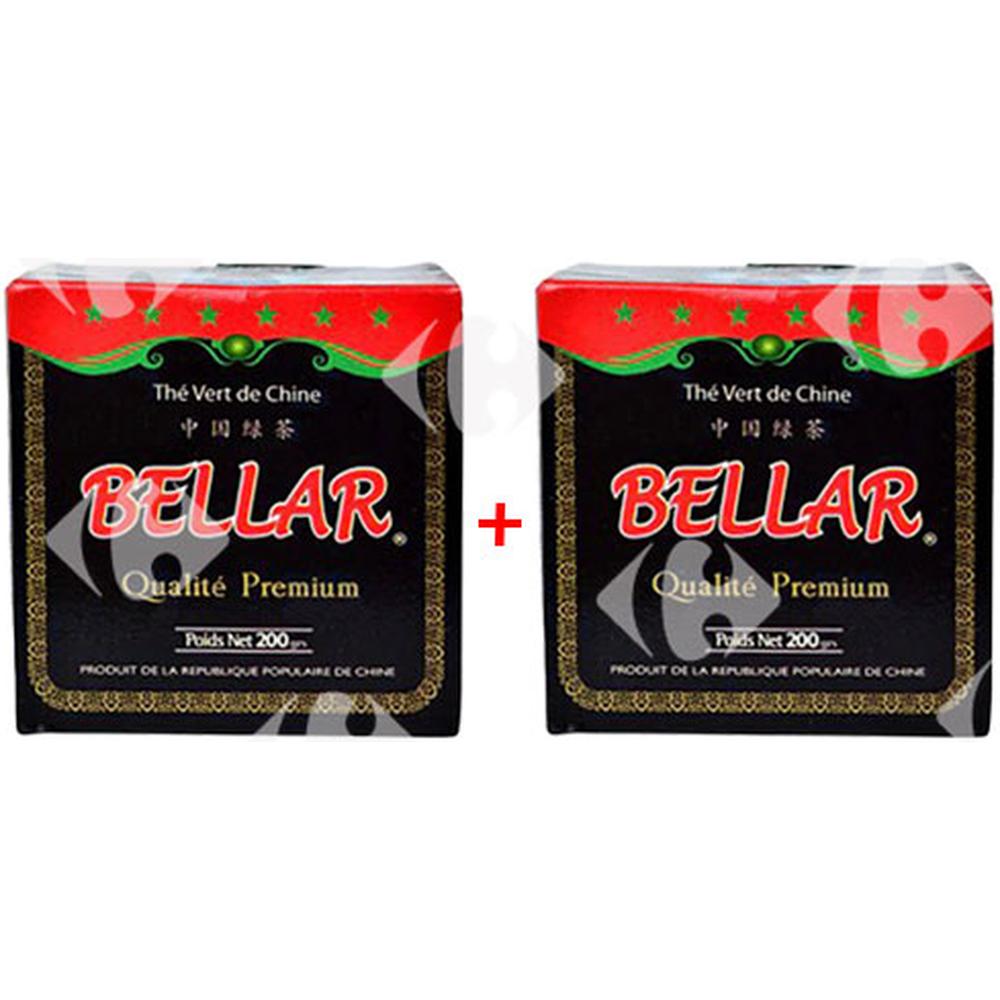 [625248] Lot de 2 Thés verts Bellar 200g + 25g