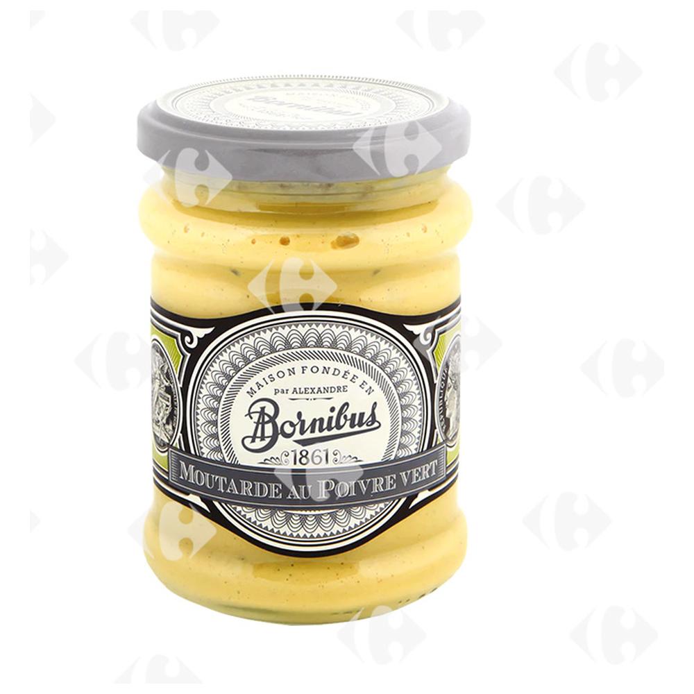 [680715] Moutarde Au Poivre Vert Bornibus 250g