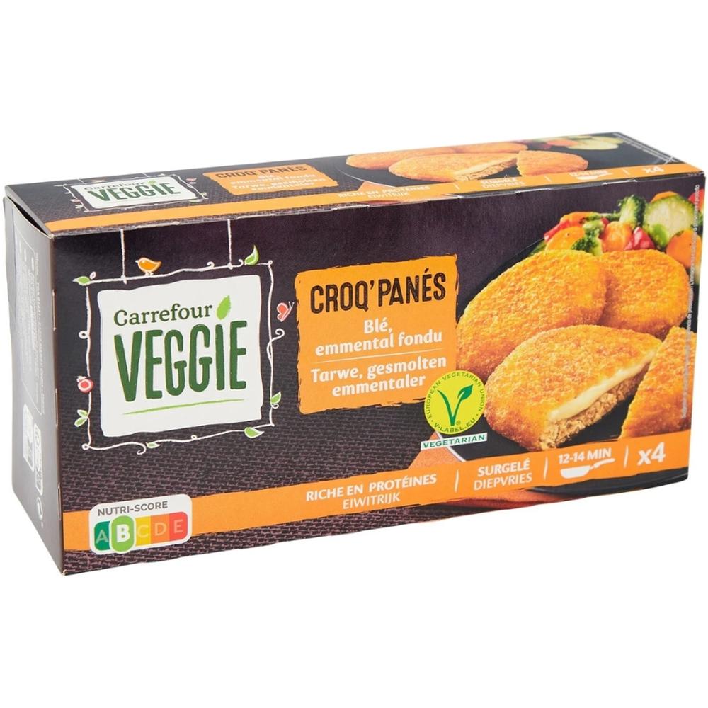 [700044] Nuggets de Blé à L'Emmental Fondu Carrefour Veggie 400g