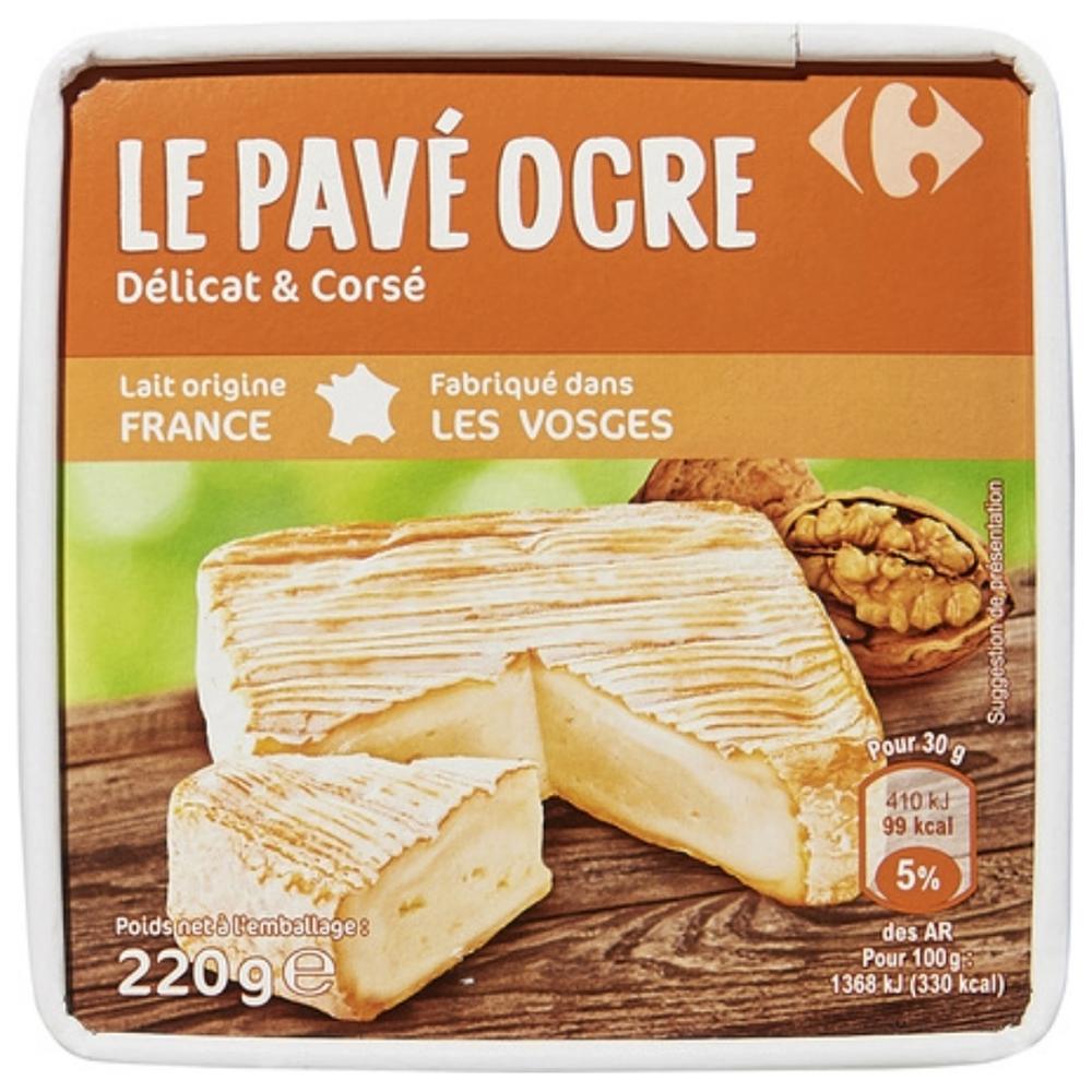 [670843] Fromage Le Pavé Ocre Carrefour 220g