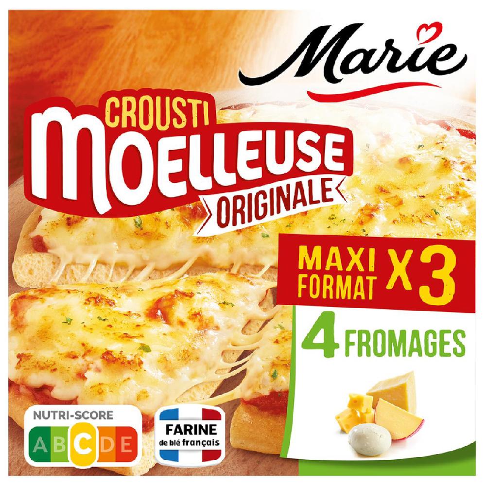Pizza 4 Fromages Marie 3 unités 390g