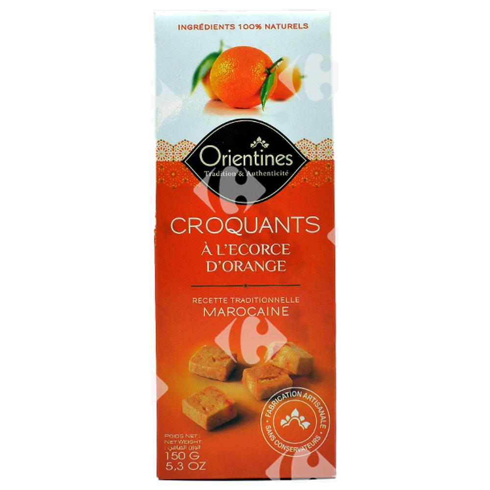 [386961] Croquants à l'Écorce d'Orange Orientines 150g