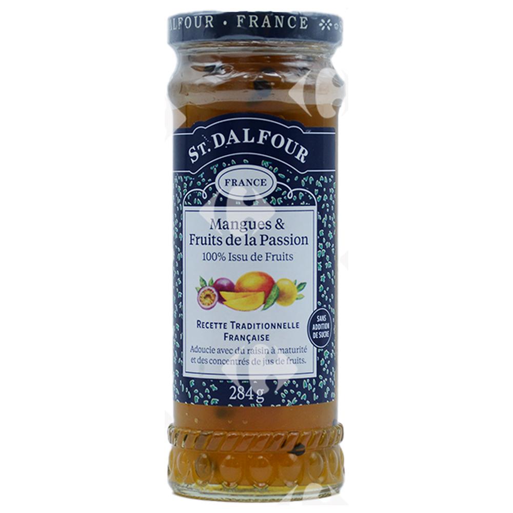 Confiture de Mangue et Fruits de Passion Sans Sucre Saint Dalfour 284g