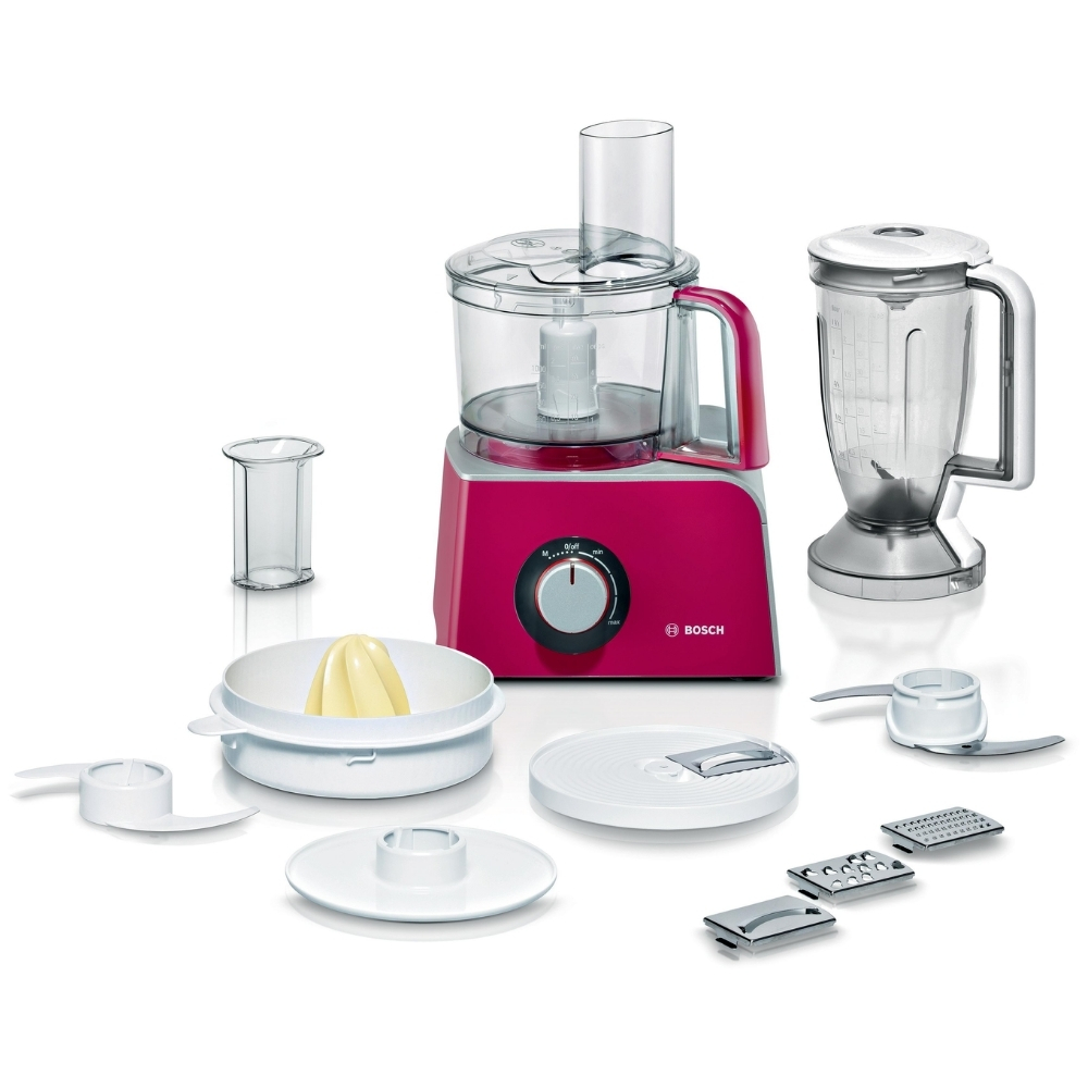 Blender en Verre avec Hachoir Rouge Bosch 800W