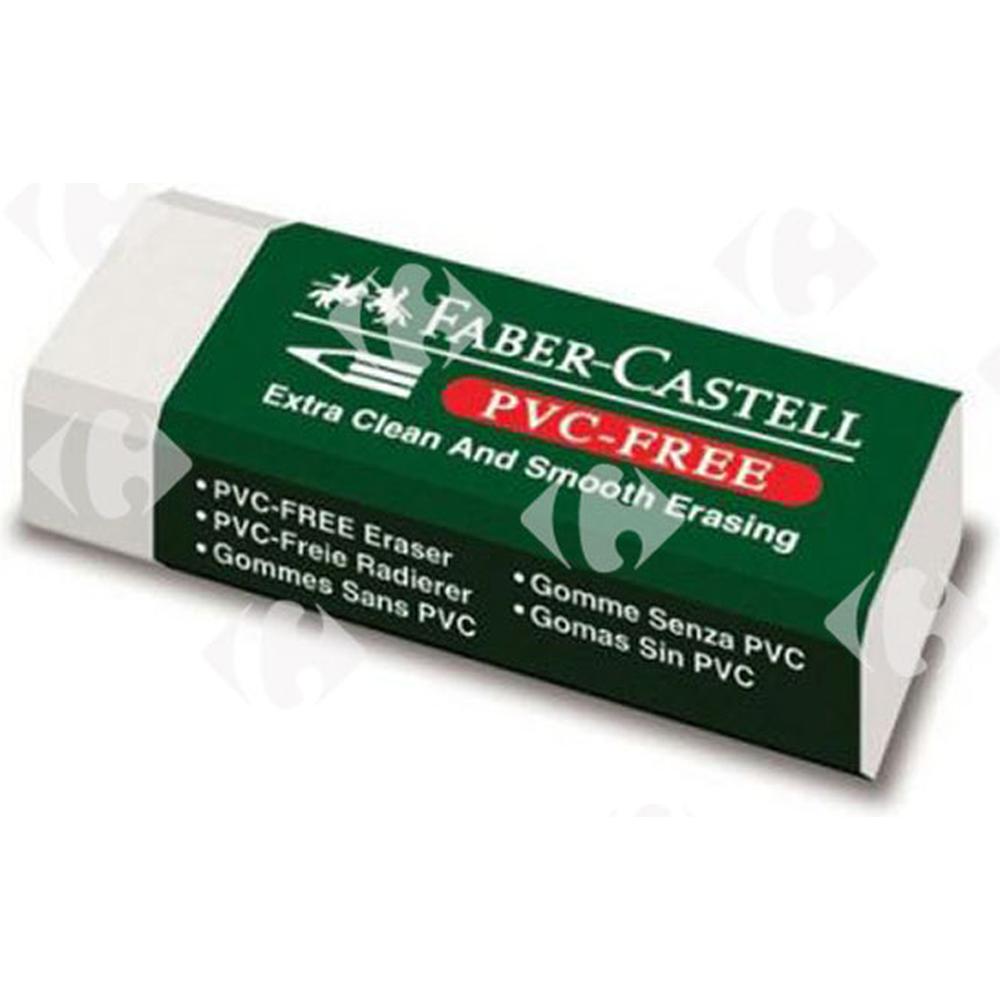 [487516] Gommes Crayon Grand Modèle Faber Castell 2 unités