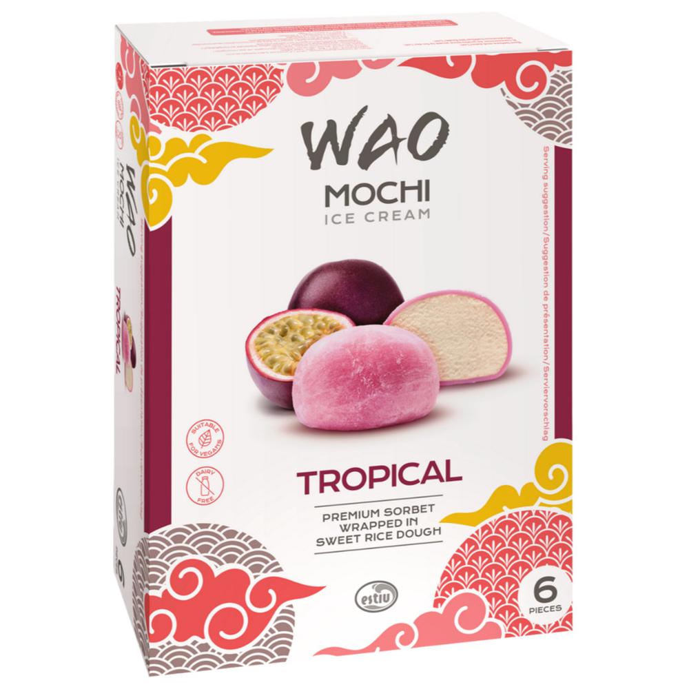 Mochis Glacés Saveur Sorbet Tropical Wao 6 pièces