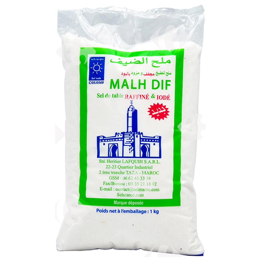 Sel Fin Iodé en Sachet Dif 1kg