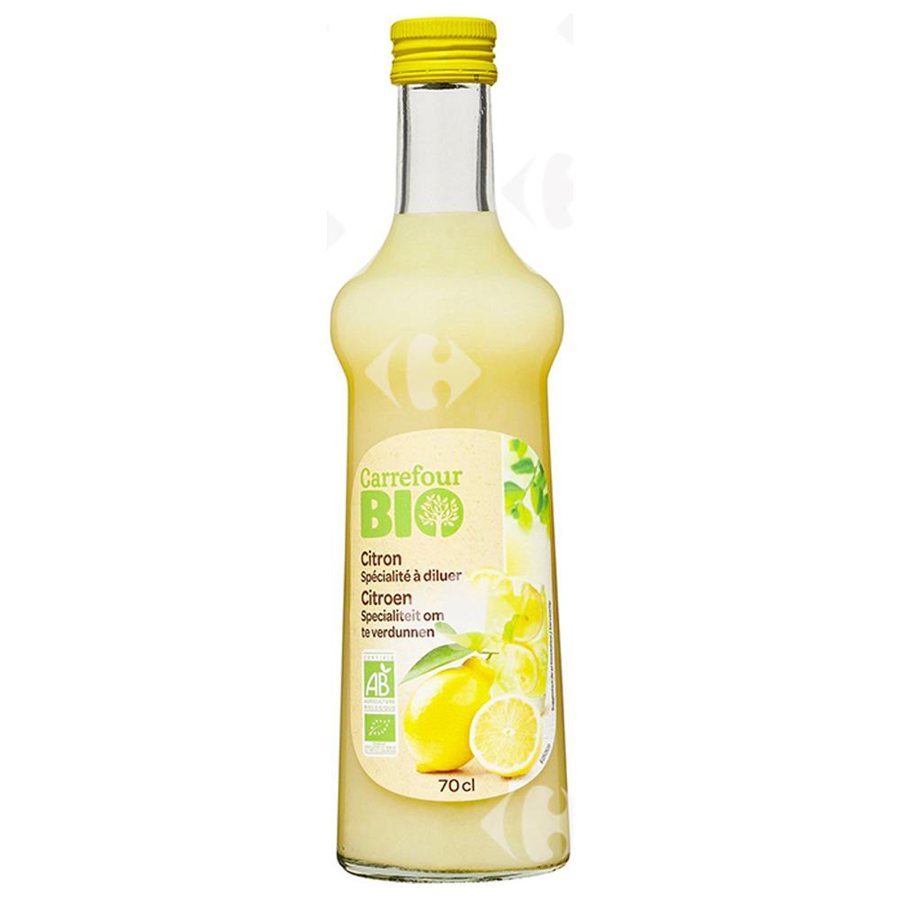 [638069] Boisson Bio Spécialité au Citron Carrefour Bio 70cl