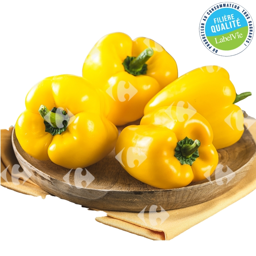 [708940] Poivron Jaune 500g - Filière Qualité