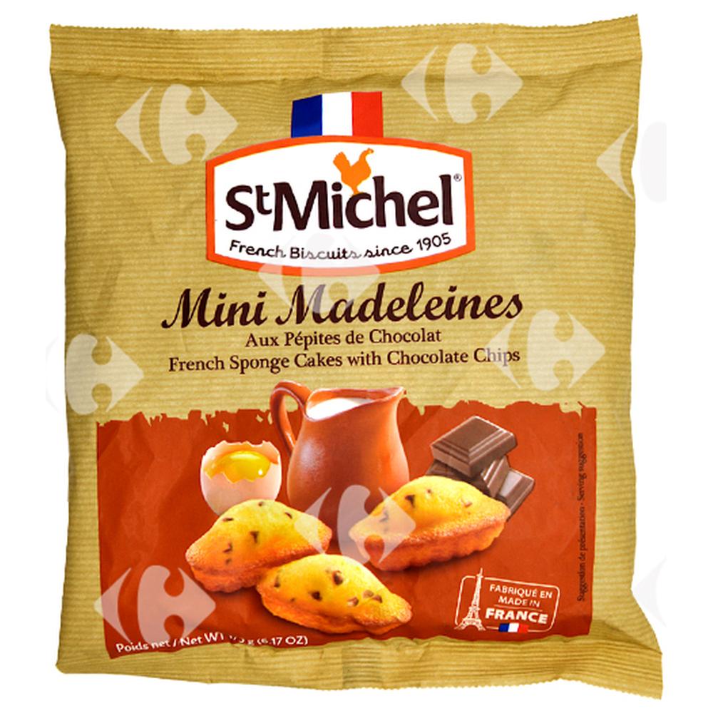 [651989] Mini Madeleines Pépites Chocolat St Michel 75g