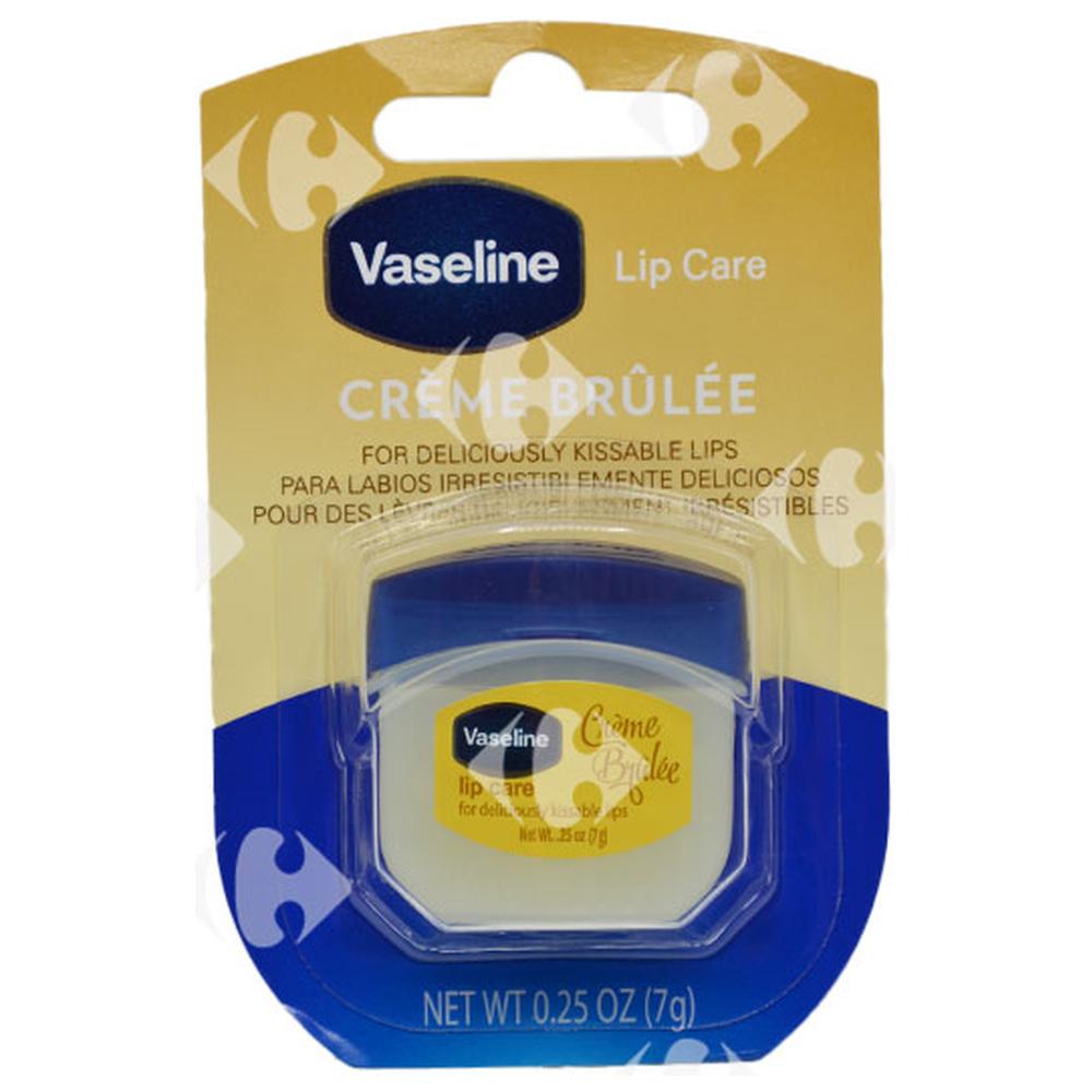 Baume à lèvre mini pot crème brûlée Vaseline 7G