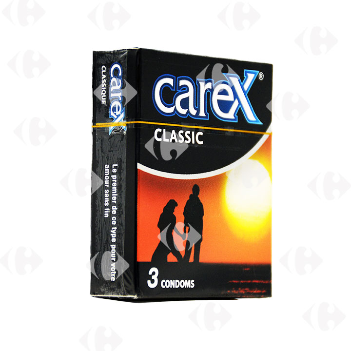 [570383] Préservatifs Classic Carex 3 unités