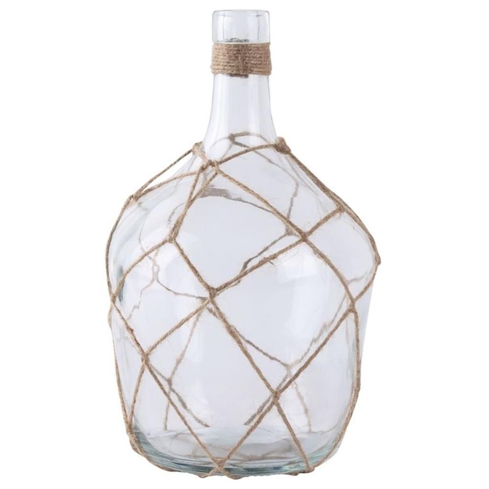 [716211] Vase en Verre avec Décor Papier Kasa 25cm