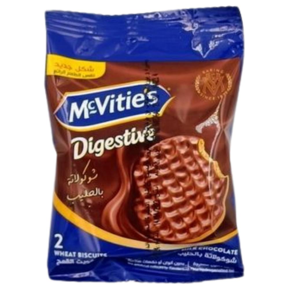 Biscuits Digestive Chocolat au Lait Mcvitie's 33g
