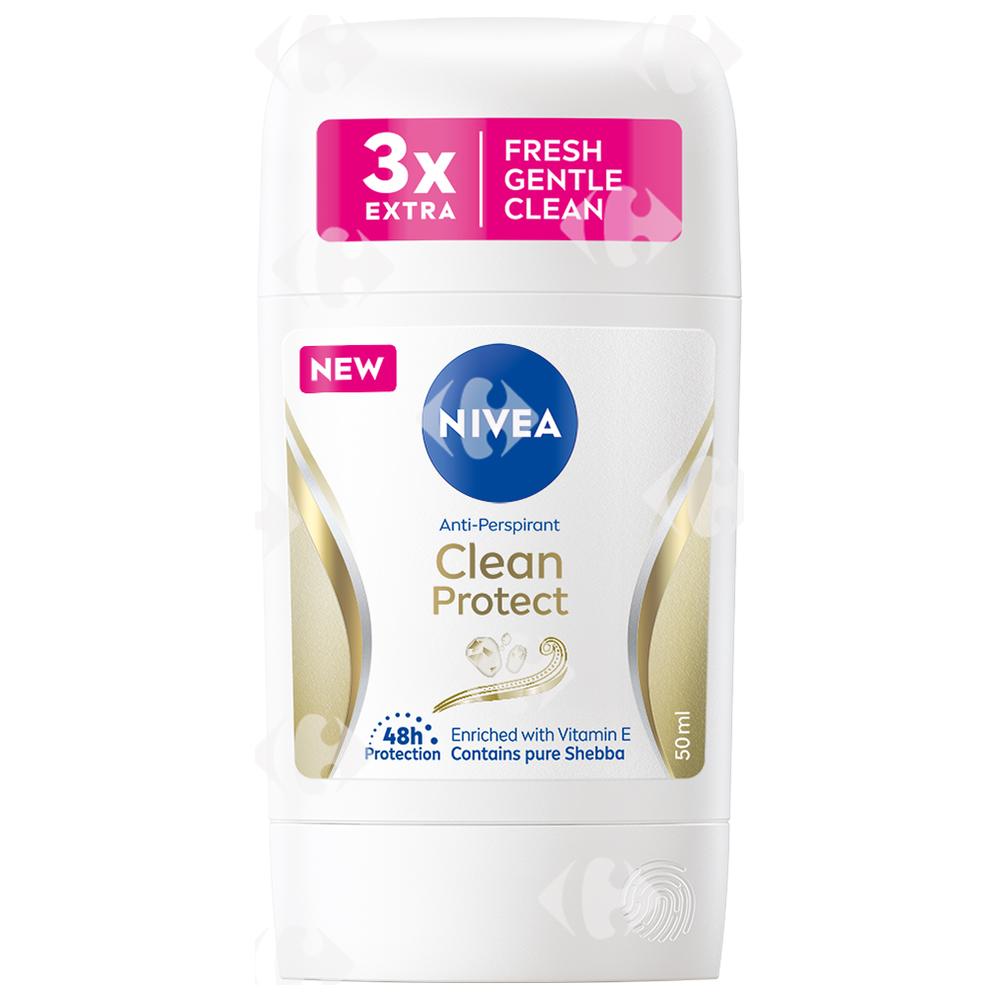 Déodorant Stick Femme Clean Protect Nivea 50ml